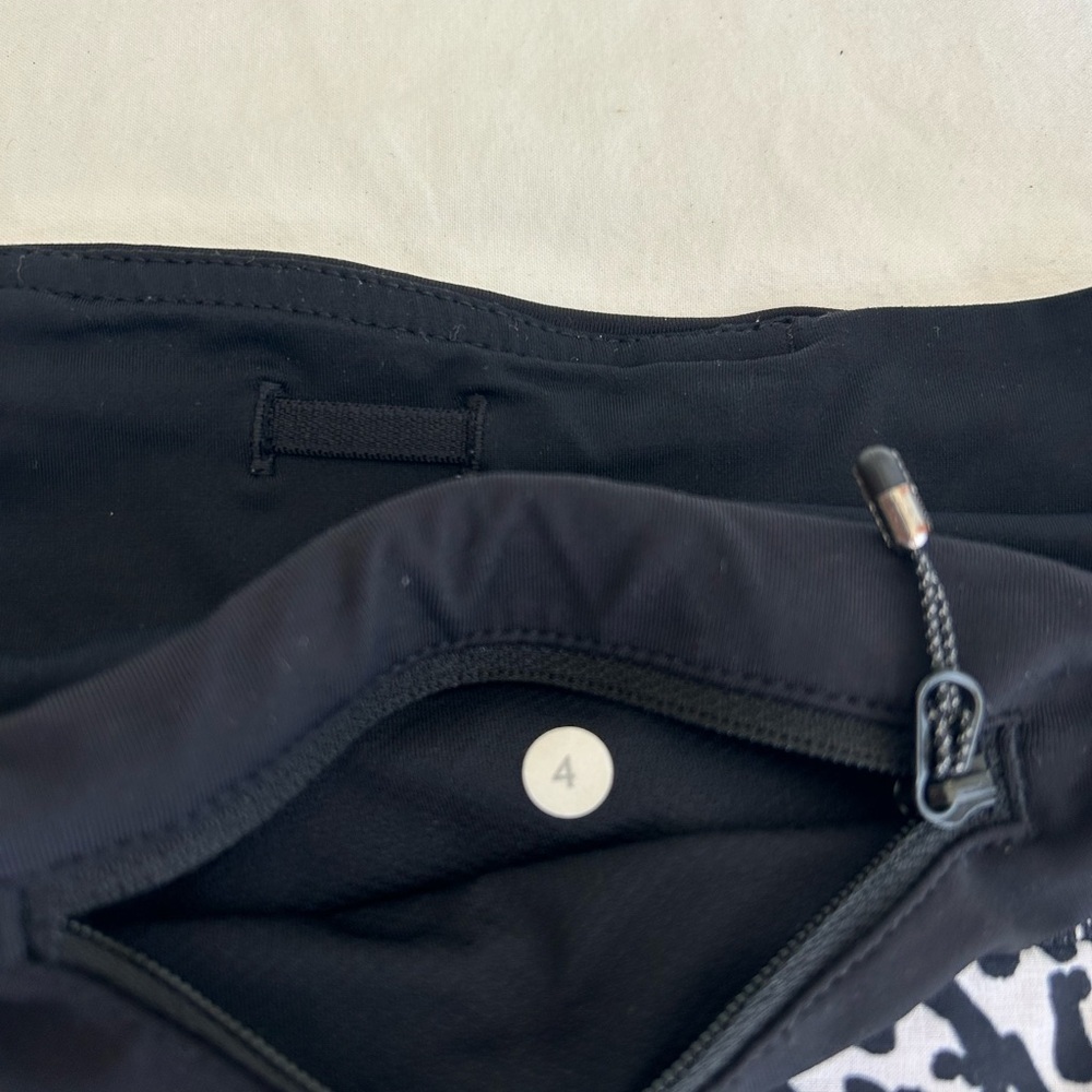 Lululemon Pace Rival Skirt II in Brushed Animal White Black - Picture 6 of 7